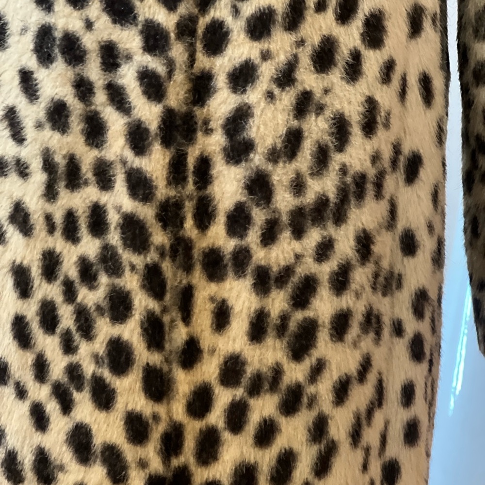 X-Revolve House Of Harlow 1960 Perry Faux Fur Leopard Coat XXS - Picture 7 of 15